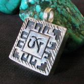 Handmade Tibetan Jewelry Tibetan OM Mantra Pendant