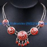 Handmade Tibetan Necklace Tibetan Coral Necklace