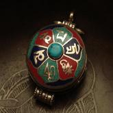 Handmade Tibetan OM Gau Box Pendant