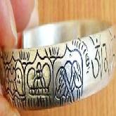 Handmade Tibetan OM Mantra Bracelet