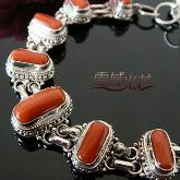 Handmade Tibetan Old Coral Bracelet