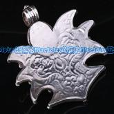 Handmade Tibetan Old Silver Turquoise Dragon Pendant