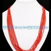 Handmade Tibetan Red Coral Charming Necklace