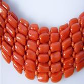 Handmade Tibetan Red Coral Necklace Sterling Silver Coral Necklace