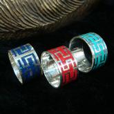 Handmade Tibetan Ring Sterling Silver Ring