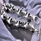 Handmade Tibetan Sterling Cross Bracelet