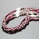 Handmade Tibetan Sterling Silver Garnet Necklace