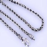 Handmade Tibetan Sterling Silver Necklace