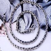 Handmade Tibetan Sterling Silver Necklace