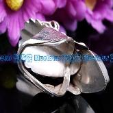 Handmade Tibetan Sterling Silver Ring Turquoise Dragon Ring
