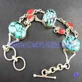 Handmade Tibetan Turquosie Coral Bracelet