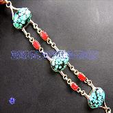 Handmade Tibetan Turquosie Coral Bracelet