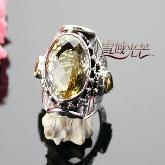 Nepalese Handmade Ring Nepal Citrine Silver Ring