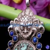 Old Tibetan Handmade Dragon Buddha Pendant