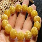 Tibetan 14MM Mila Dragon Mala Bracelet Buddhist Prayer Beads Bracelet