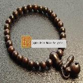 Tibetan 6.5MM Jujube Buddhist Wrist Beads Malas