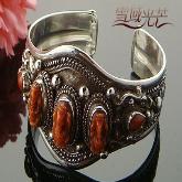 Tibetan Bracelet Red Coral Elephant Buddha Bracelet