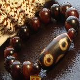 Tibetan Dzi Bead Bracelet