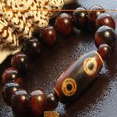 Tibetan Dzi Bead Bracelet