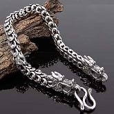 Tibetan Handmade Dragon Bracelet Handmade Tibetan Sterling Silver Bracelet