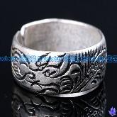 Tibetan Handmade Dragon Ring