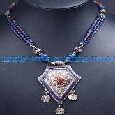 Tibetan Handmade Lapis Lazuli Coral Necklace