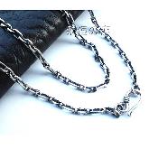 Tibetan Handmade Necklace Sterling Silver Men's Necklace