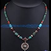 Tibetan Handmade Turquoise Coral Necklace