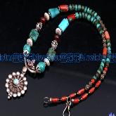 Tibetan Handmade Turquoise Coral Necklace