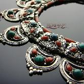 Tibetan Handmade Necklace Tibetan Turquoise Coral Necklace