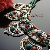 Tibetan Handmade Necklace Tibetan Turquoise Coral Necklace