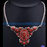 Tibetan Handmade Red Coral Buddha Necklace