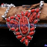 Tibetan Handmade Red Coral Ganesh Buddha Necklace