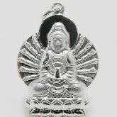 Tibetan Handmade Red Coral Sakyamuni Buddha Pendant