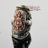 Tibetan Handmade Ring Tibetan Mahakala Buddha Ring