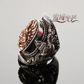 Tibetan Handmade Ring Tibetan Mahakala Buddha Ring