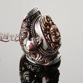 Tibetan Handmade Ring Tibetan Mahakala Buddha Ring