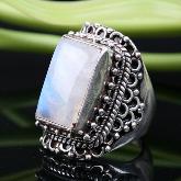 Tibetan Handmade Ring Tibetan Moonstone Ring