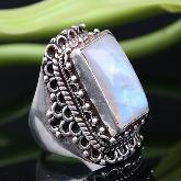Tibetan Handmade Ring Tibetan Moonstone Ring