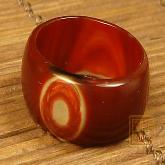 Tibetan Handmade Ring Tibetan dZi Ring