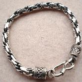 Tibetan Handmade Sterling Silver Bracelet