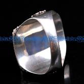 Tibetan Handmade Sterling Silver Moonstone Finger Ring