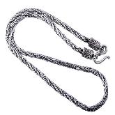 Tibetan Handmade Sterling Silver Necklace for Men