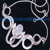 Tibetan Handmade Surpent Necklace Tibetan Sterling Silver Necklace