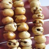 Tibetan Handmade Yakbone Skull 108 Beads Malas