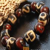 Tibetan Handmade dZi Bead Bracelet