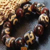 Tibetan Handmade dZi Bead Bracelet
