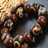 Tibetan Handmade dZi Bead Bracelet