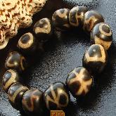 Tibetan Natural DZI Bracelet Genuine DZI Bracelet