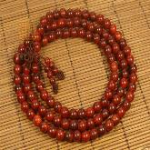 Tibetan Prayer Beads Redsandalwood Buddhist Prayer Beads